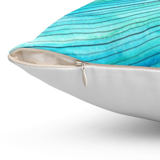 Sunset Slab Square Pillow