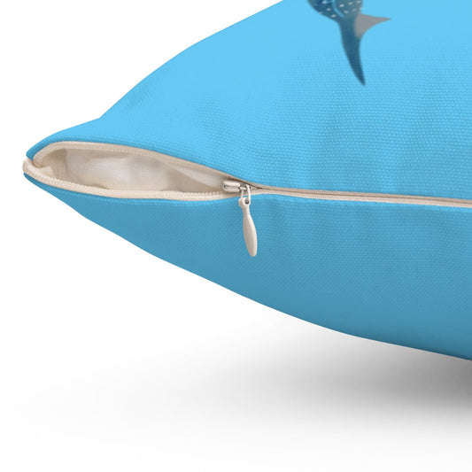Whale Shark Square Pillow
